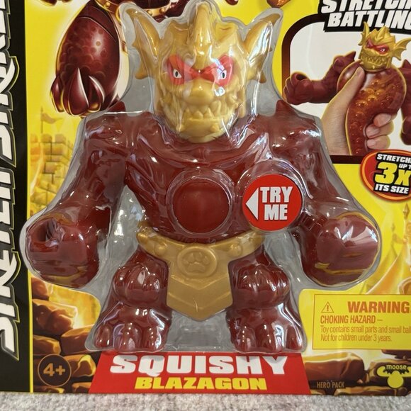 Heroes Of Goo Jit Zu NEW Stretch Strikers Squishy Blazagon 2024 - Picture 2 of 7